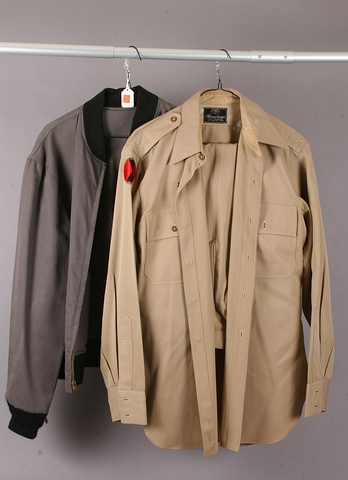 Appraisal: Grouping consisting of one West Point jacket and khaki shirt