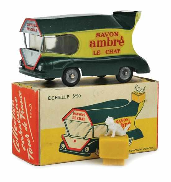 Appraisal: Rare Promotional PR Van 'Savon Ambre Le Chat' French green