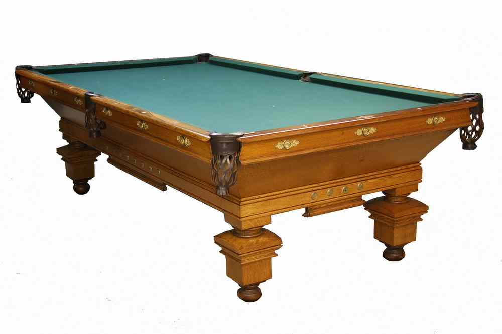 Appraisal: POOL TABLE - Hutchinson Garrett Providence RI made late th