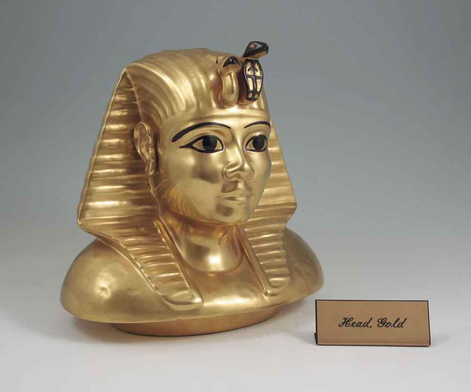 Appraisal: BOEHM PORCELAIN TUT THE GOLD HEAD From the Boehm Tutankamun