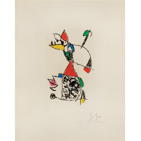 Appraisal: Joan Miro LE CRIQUET II Color aquatint Estimate -