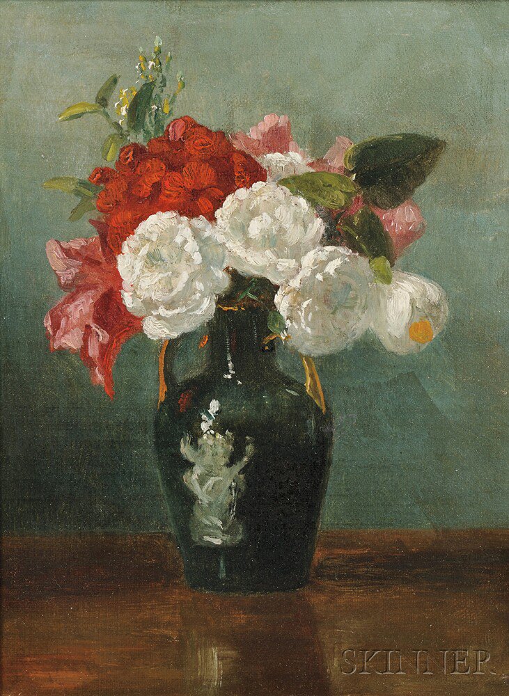 Appraisal: Attributed to Benjamin Champney American - The Little Bouquet Unsigned