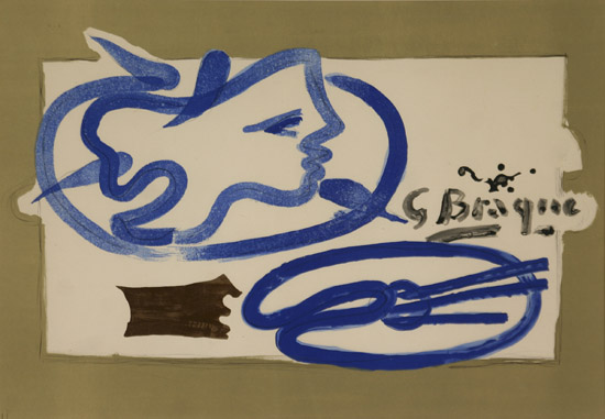 Appraisal: Georges Braque French - Galerie Maeght Lithographic poster in color