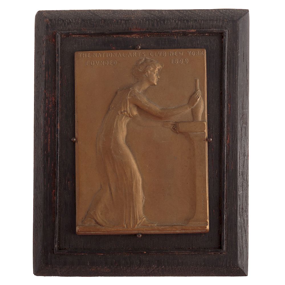 Appraisal: National Arts Club Medal by Victor David Brenner Galvano medal