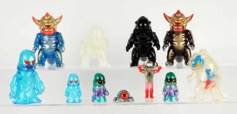 Appraisal: Lot of Rumble Monsters Soft Vinyl Figures Description Includes six