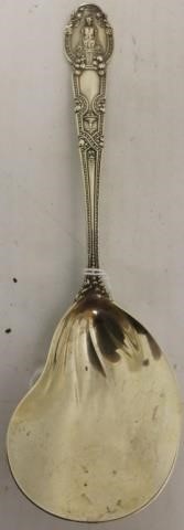 Appraisal: LARGE TIFFANY STERLING SILVER SERVING SPOON CA CLASSICAL WOMAN WITH