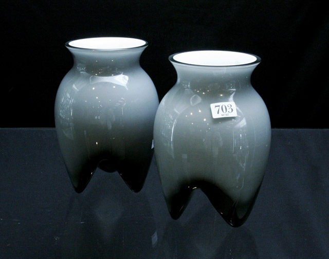 Appraisal: A pair of vases by Lin Utzon for Rosenthal