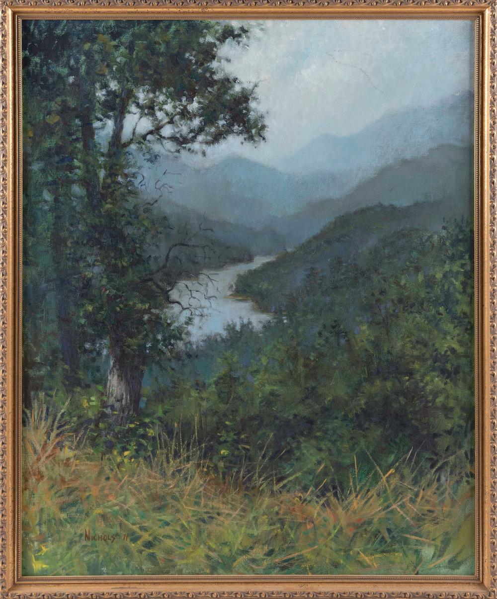 Appraisal: AMERICAN SCHOOL TH CENTURY CREEK OIL ON CANVAS X FRAMED