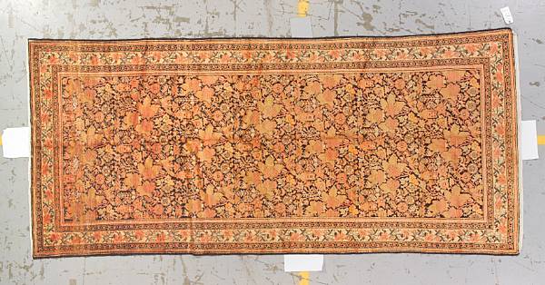 Appraisal: A Malayer long rug Central Persia circa size approximately ft