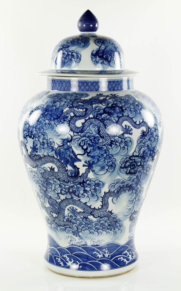 Appraisal: - Rare Chinese Blue and White Jar Rare Chinese jar