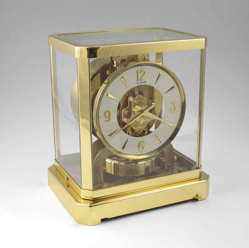 Appraisal: 'S LECOULTRE ATMOS CLOCK Circa serial number brass case Measures