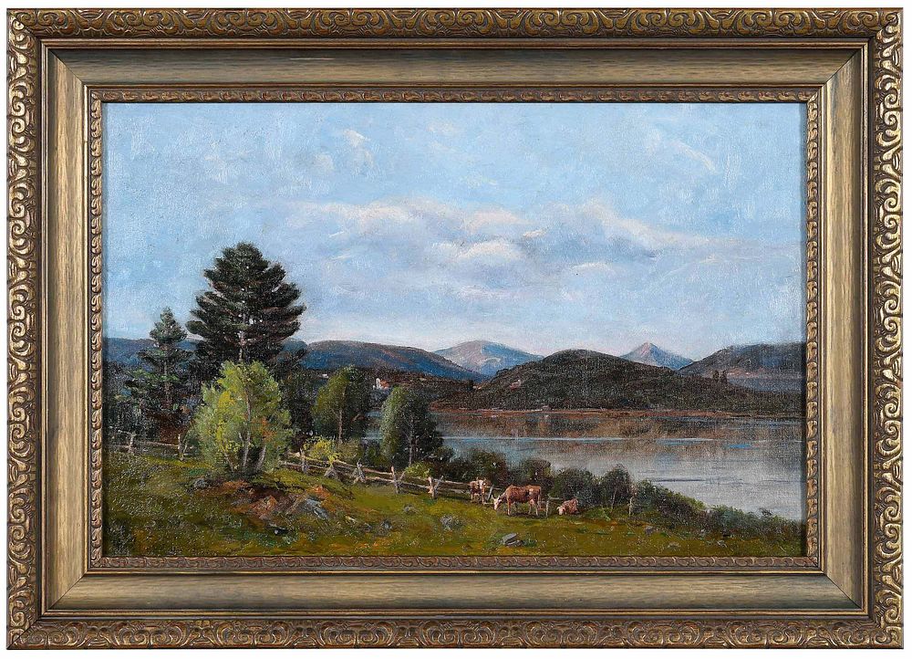 Appraisal: Alexander Farnham New Jersey b New Jersey Landscape signed lower