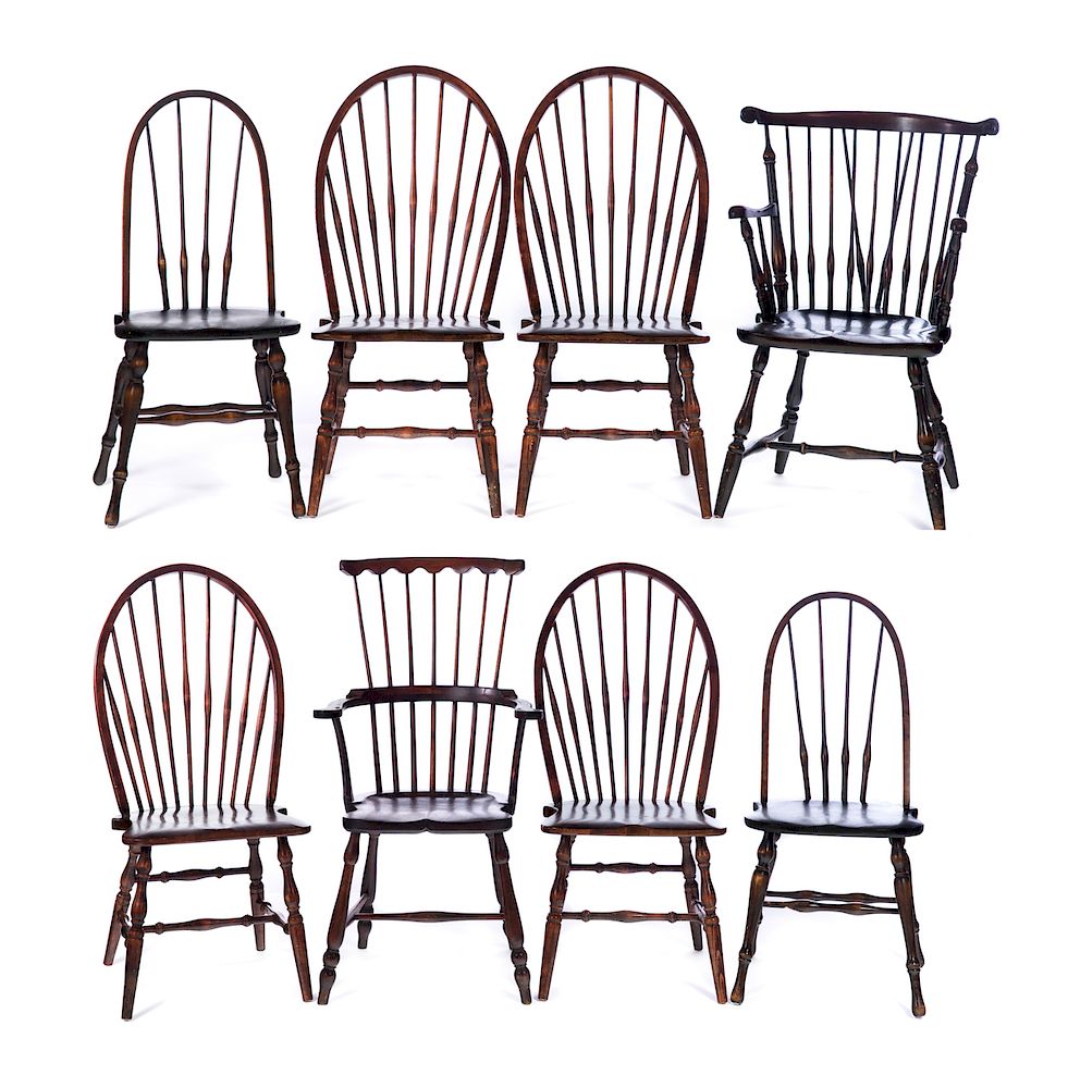 Appraisal: Windsor Chairs Good Condition Shows appropriate wear Please Email or