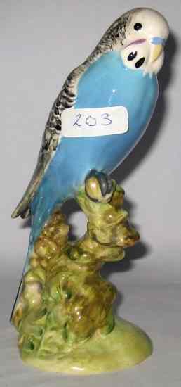 Appraisal: Beswick Model Of A Budgie restoration to tail