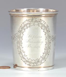 Appraisal: KY Coin Silver Julep Cup Kentucky Coin Silver Julep Cup