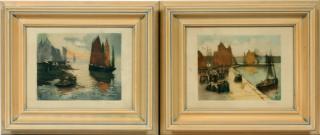 Appraisal: PELLERIER FRENCH AQUATINTS W ETCHING PELLERIER FRENCH AQUATINTS WITH ETCHING