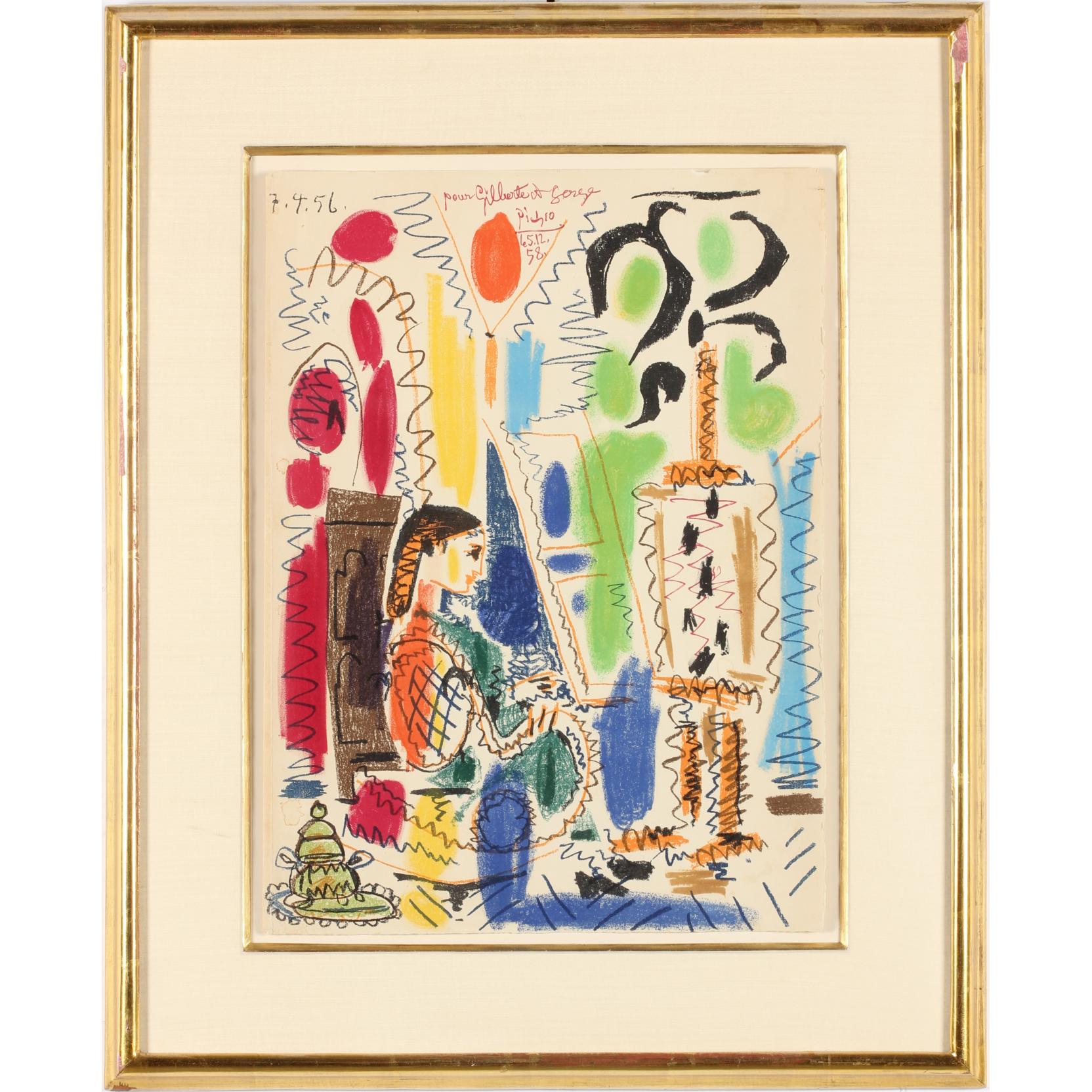 Appraisal: Pablo Picasso L'Atelier de Cannes signed in the plate lithograph