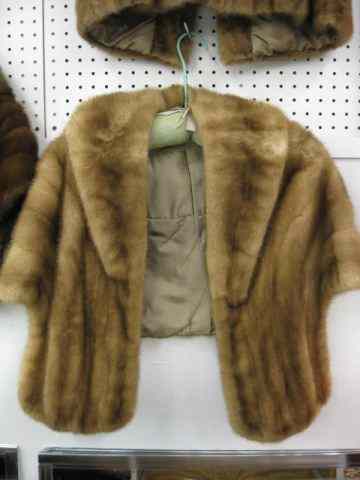 Appraisal: Mink Stole light brown R H Stern label Chestnut Hill