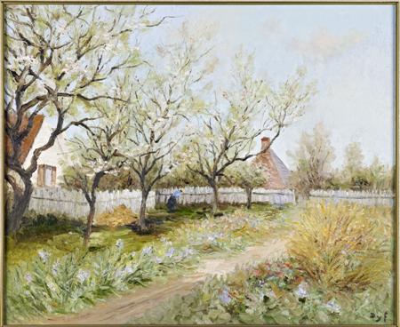 Appraisal: MARCEL DYF FRENCH - PRINTEMPS Signed oil on canvas cm