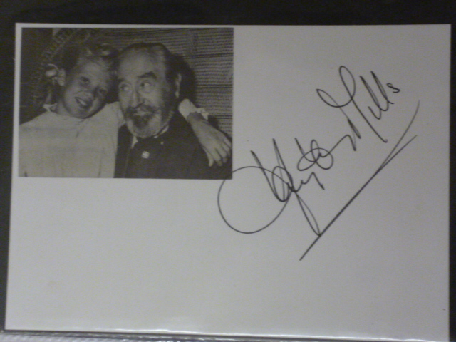 Appraisal: Autographs of Juliet Mills Hayley Mills Clair Bloom Francesca Annis