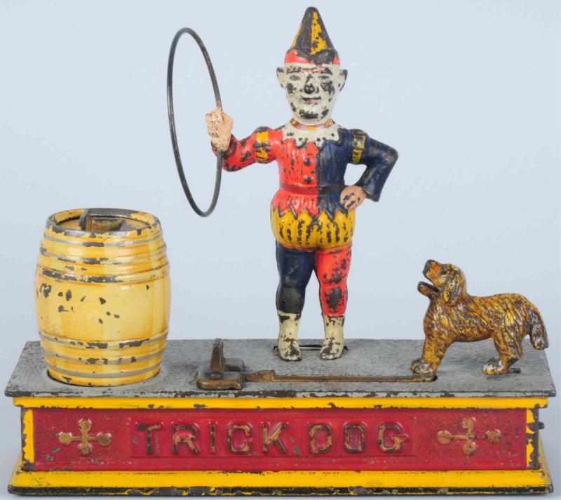 Appraisal: Cast Iron Trick Dog Mechanical Bank Manufactured by Shepard Hardware