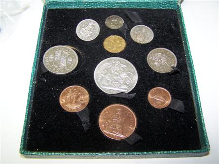 Appraisal: A George VI proof coin set in original red card