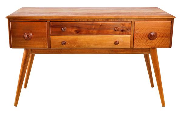 Appraisal: FRED WARD AUSTRALIAN CONSOLE c s four drawers