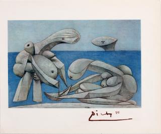 Appraisal: AFTER PABLO PICASSO FIGURAL COLOR PRINT AFTER PABLO PICASSO FIGURAL