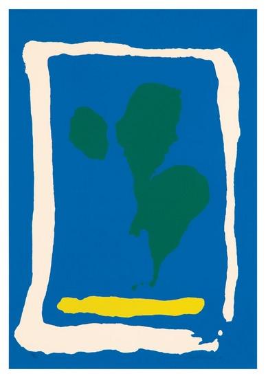 Appraisal: Helen Frankenthaler b air frame silkscreen printed in colors signed