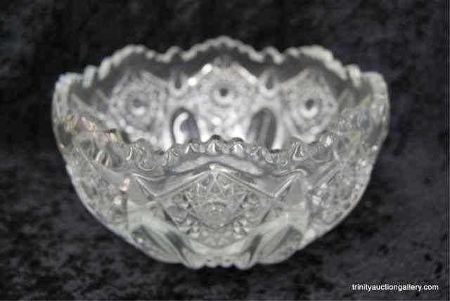 Appraisal: Vintage Pressed Glass Centerpiece '' BowlThis is for a vintage