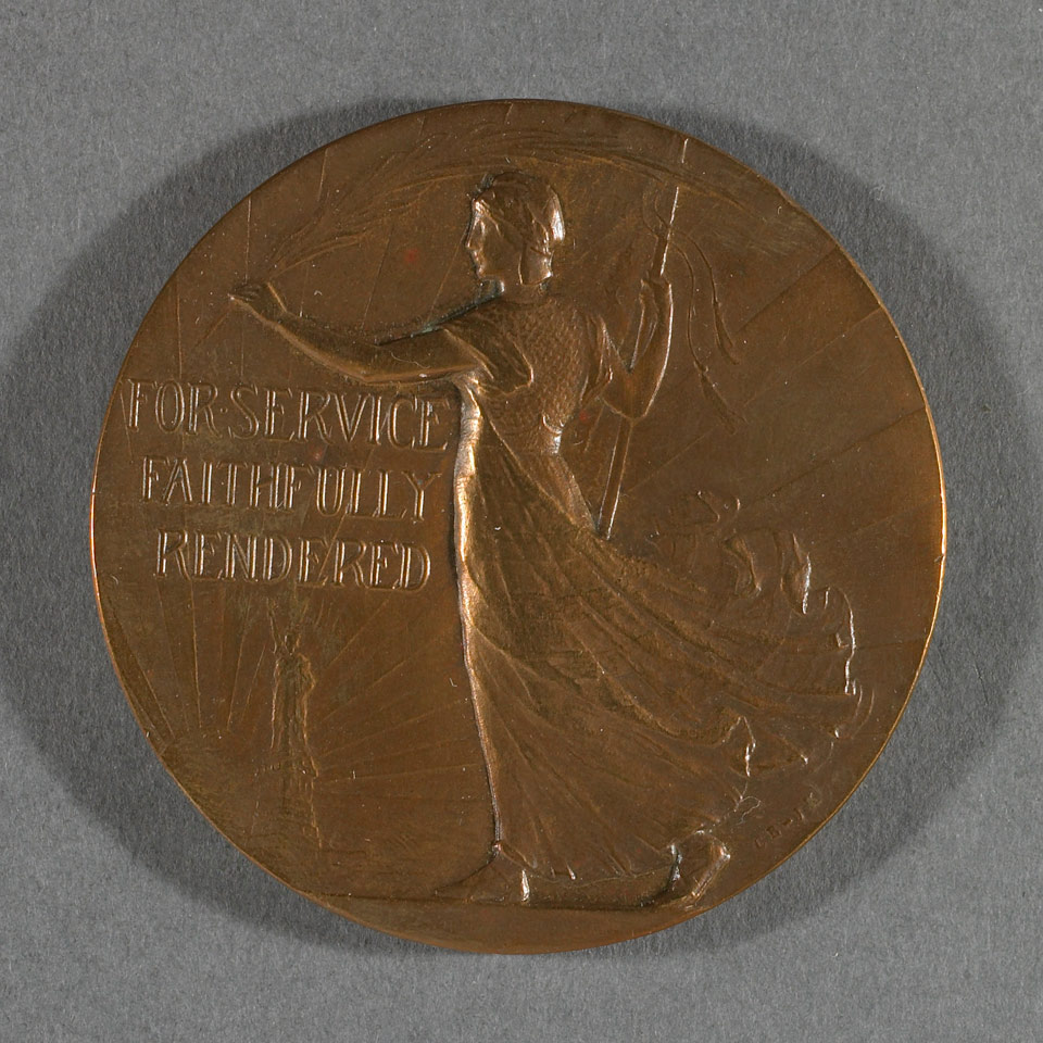 Appraisal: American Car and Foundry World War I Bronze Service Medal