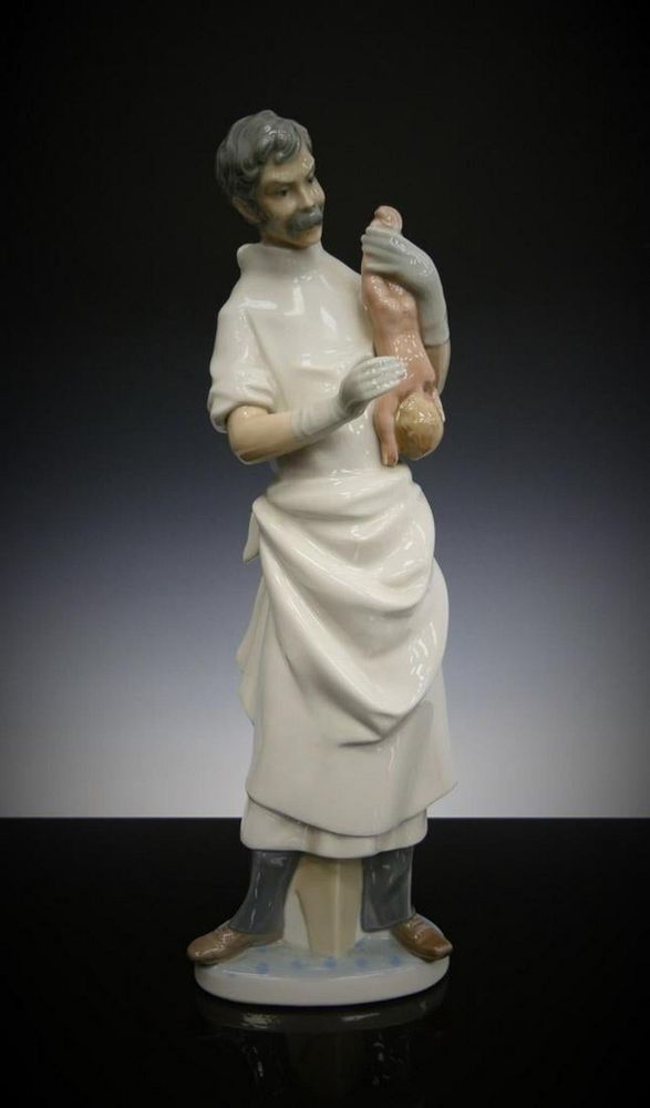 Appraisal: OCCUPATION OBSTETRICIAN RETIRED DOCTOR This figurine is Obstetrician issued in