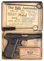 Appraisal: EARLY REMINGTON MODEL SEMI-AUTO PISTOL WITH ORIGINAL BOX Cal SN