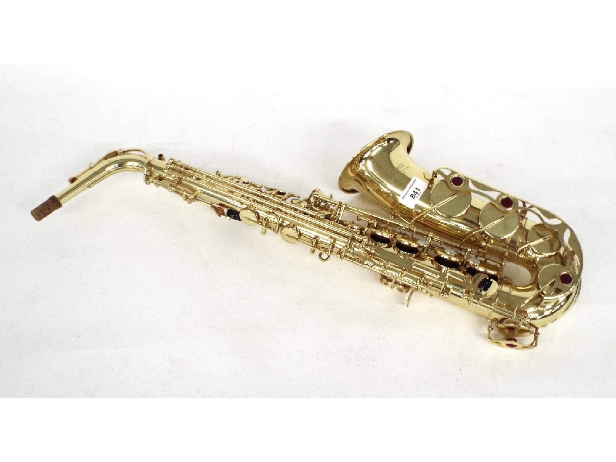 Appraisal: Yamaha YAS- gold lacquered alto saxophone ser no soft case