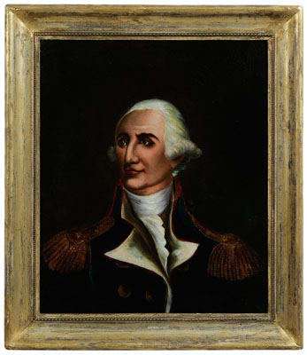 Appraisal: American School th century Portrait of General George Washington after