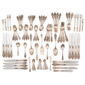 Appraisal: A Rogers Brothers Silverplate Flatware Service Plus American th Century