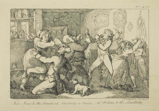 Appraisal: ROWLANDSON THOMAS Thirteen Etchings Illustrative of Striking Passages in Tom