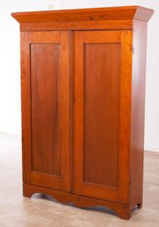 Appraisal: Southern Country Pine Wardrobe Double door Southern Country Pine wardrobe