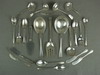 Appraisal: FLATWARE - THIRTY-TWO PIECE LOT OF MISCELLANEOUS STERLING FLATWARE TO