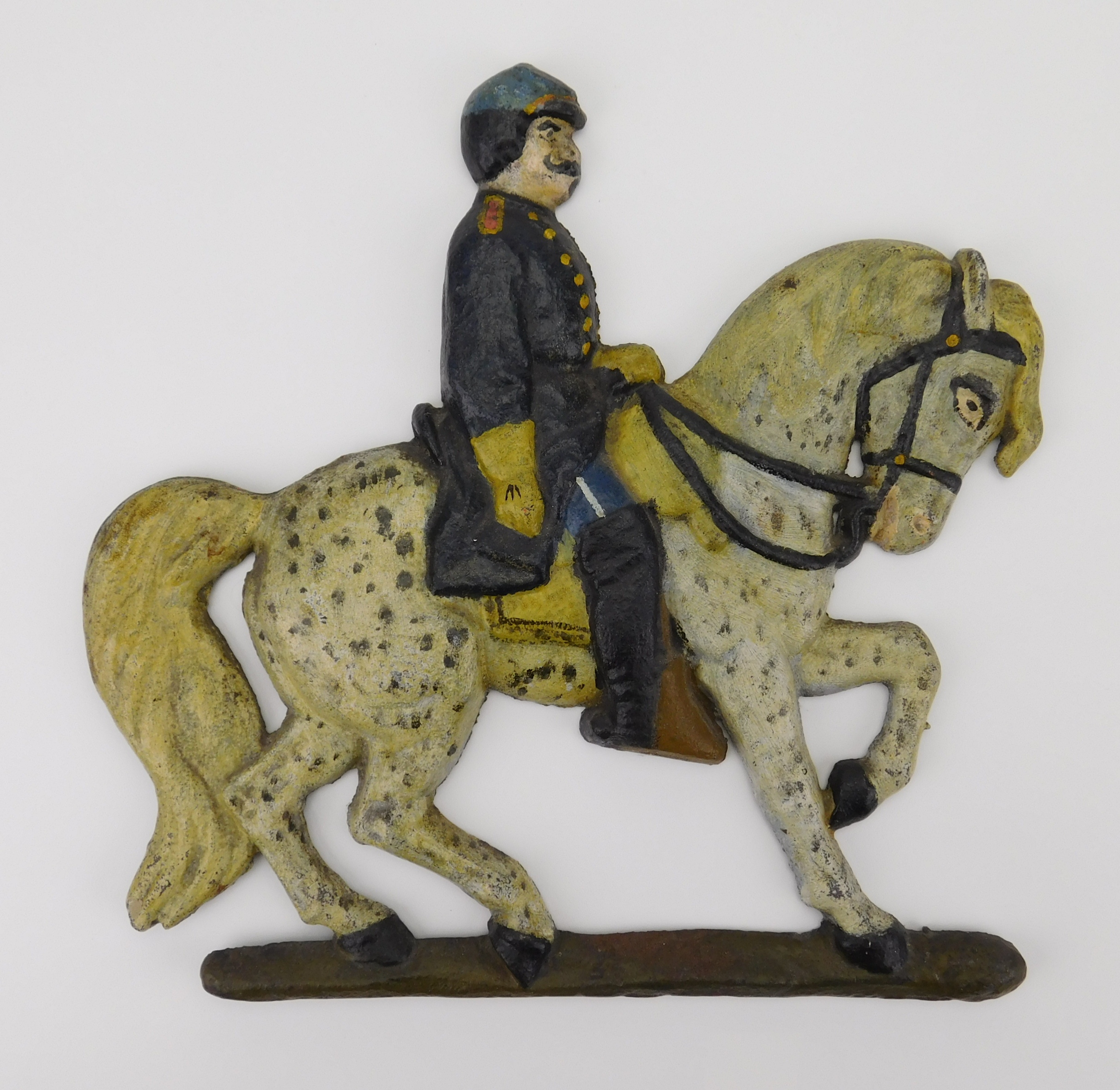 Appraisal: Henry Church American - - cast iron painted decoration of