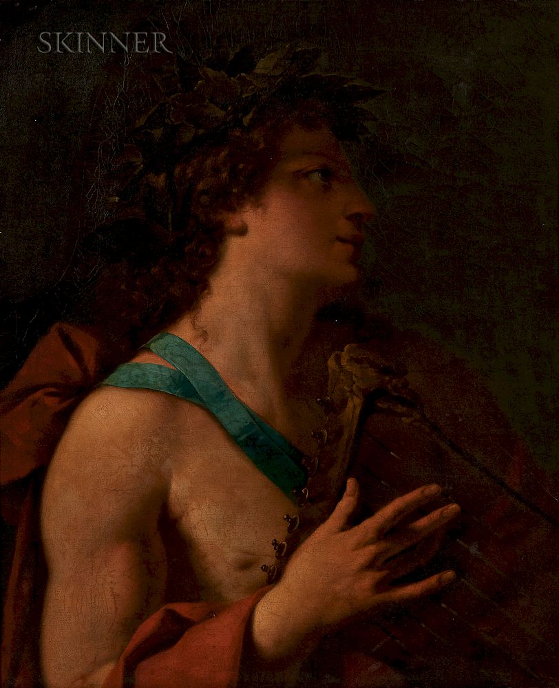 Appraisal: Continental School th Century Apollo with His Lyre Continental School