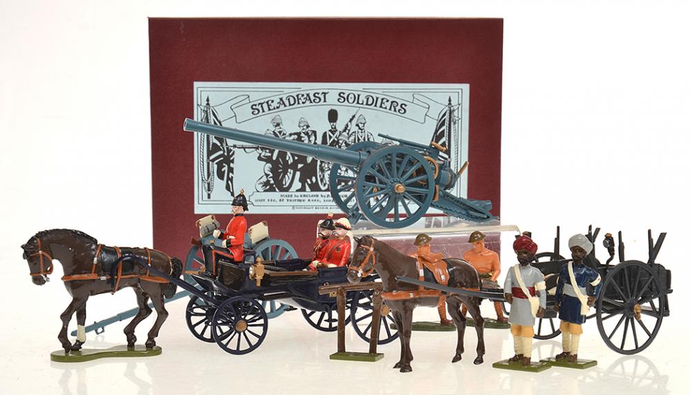 Appraisal: X LARGE STEADFAST SETS INCLUDING MILITARY LANDAU BOER WAR AMBULANCE