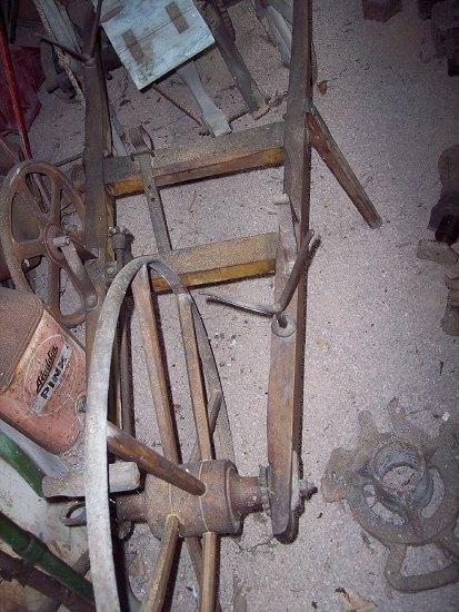 Appraisal: A seed drill of barrow form mounted a long horizontal