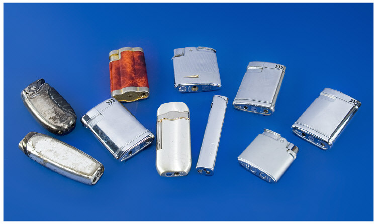 Appraisal: Collection of Ronson Gas Lighters Most in good working order