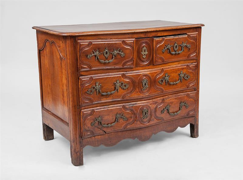 Appraisal: R gence Provincial Fruitwood Commode x x in From the