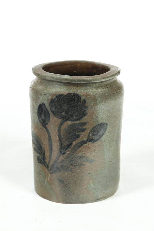 Appraisal: STONEWARE JAR American nd half- th century Canning jar with