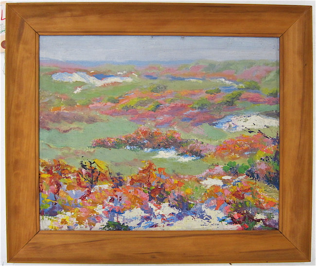 Appraisal: IDA MAYNARD CURTIS OIL ON BOARD California - Titled Autumn