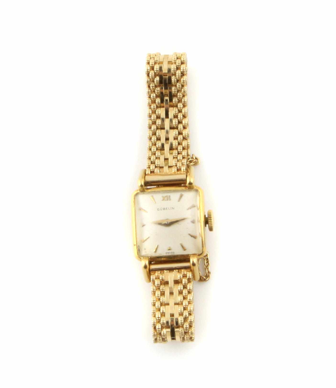 Appraisal: A lady's K gold watch with later k gold bracelet