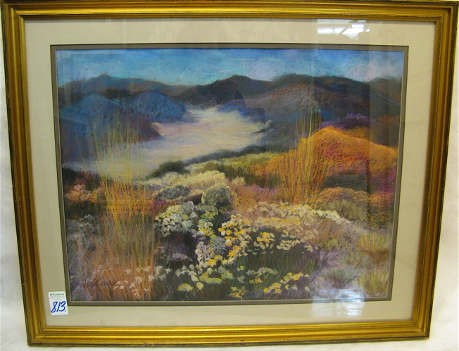 Appraisal: ELEANOR DE HAAS BROOKS PASTEL ON PANEL Alameda California -