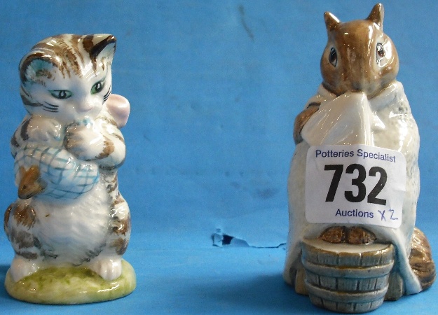 Appraisal: Beswick Beatrix Potter FiguresChippy Hackee and Miss Moppet BP B